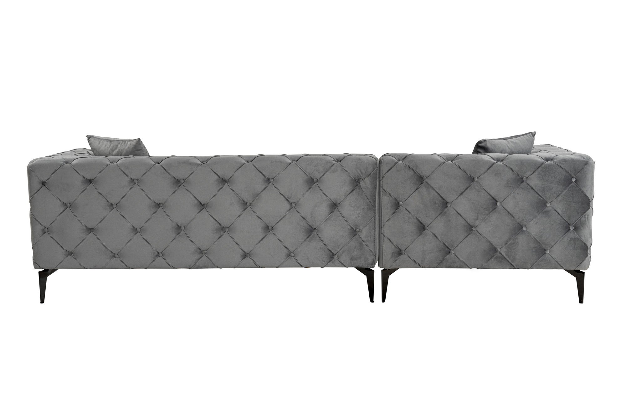 Como Eco Left - Anthracite, Black Hörnsoffa