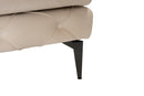 Como Eco Left - Beige, Svart Hörnsoffa