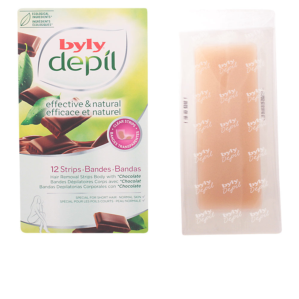 Byly DEPIL chocolate body strips 12 u