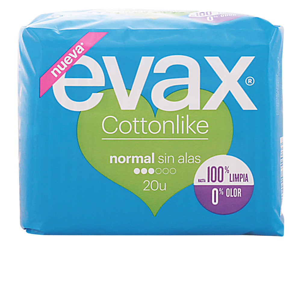 Evax COTTONLIKE compresas normal sin alas 20 uds