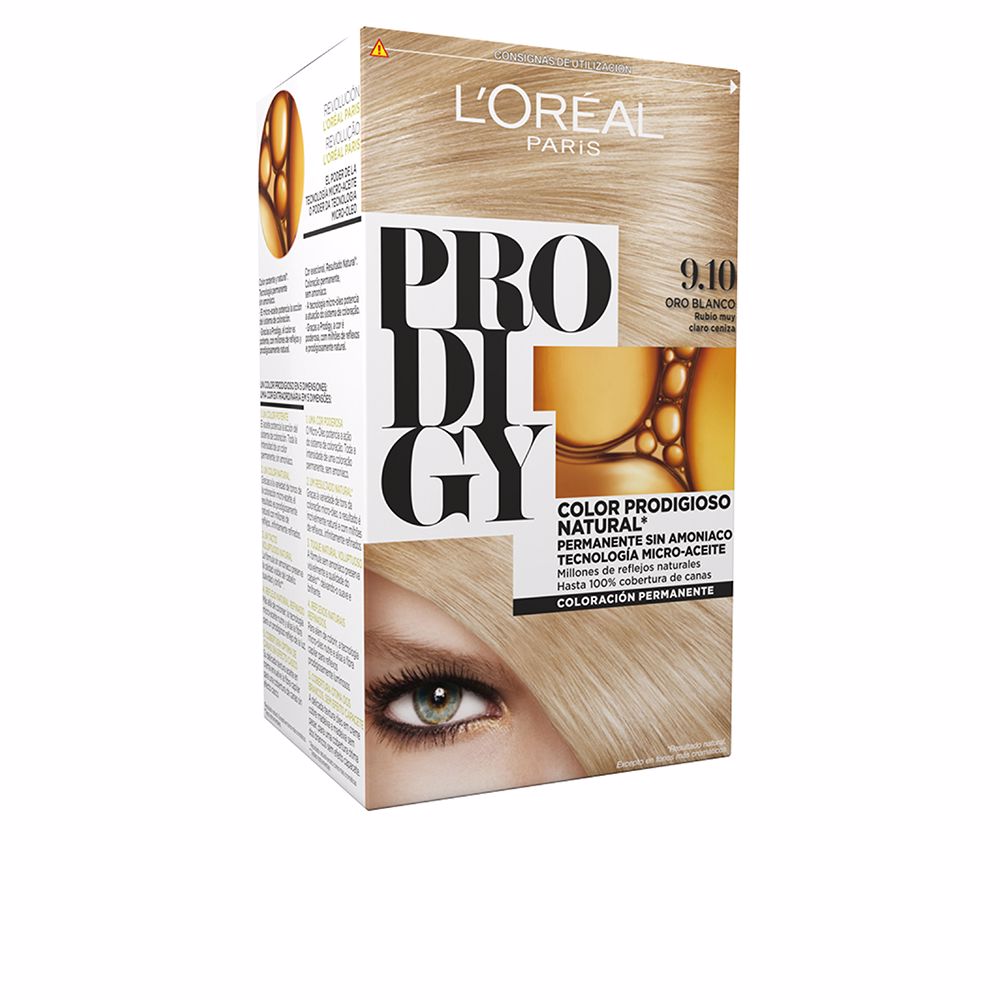 L'Oréal Paris PRODIGY färgning permanent #9.1-oro blanco set