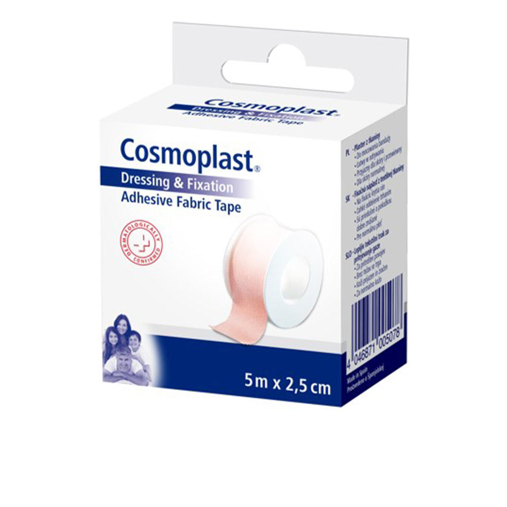 Cosmoplast COSMOPLAST universal fabric tape roll 5 x 2.5 cm