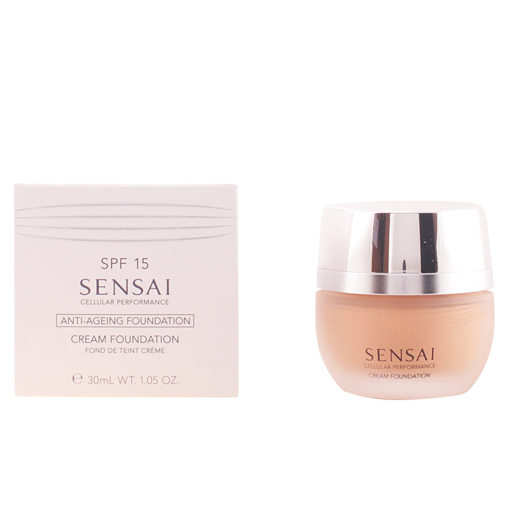 Sensai CELLULAR PERFORMANCE base de maquillaje en crema SPF15 #CF24-amber beige 30 ml