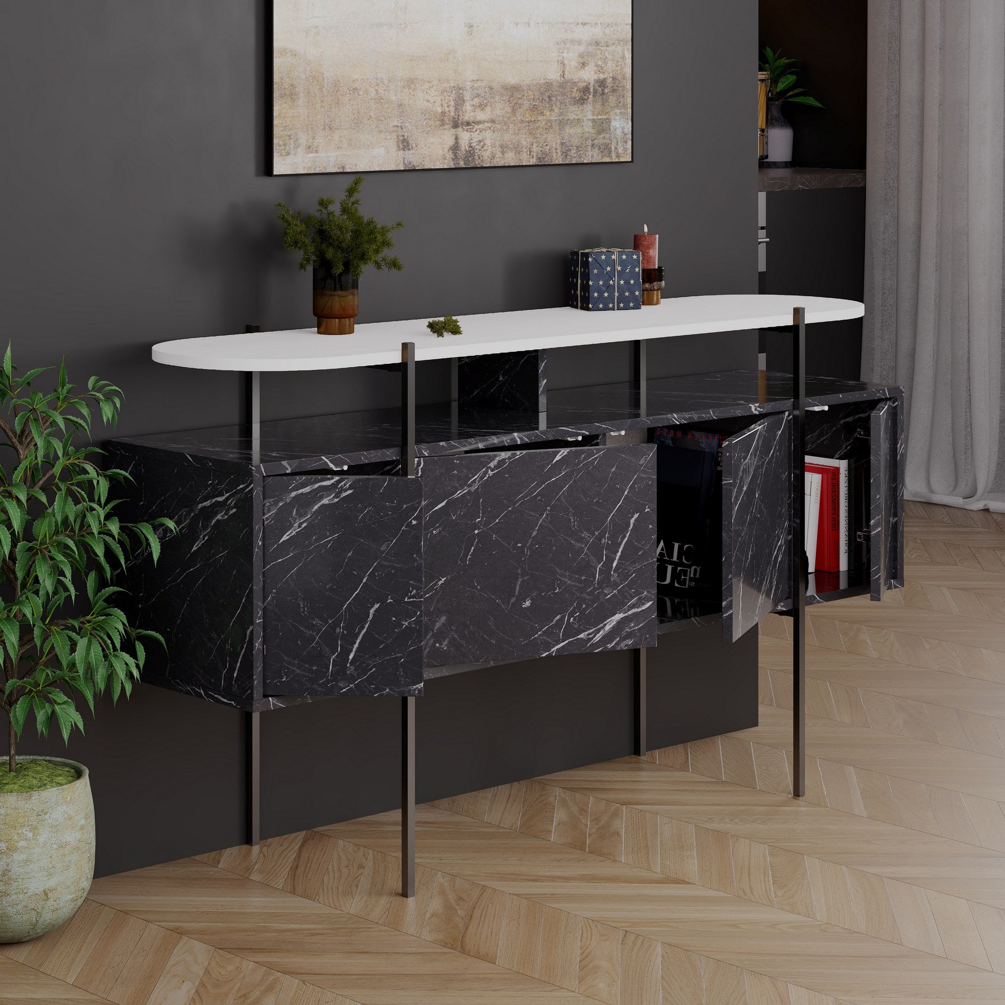 Hanley - Vit, Bendir Console