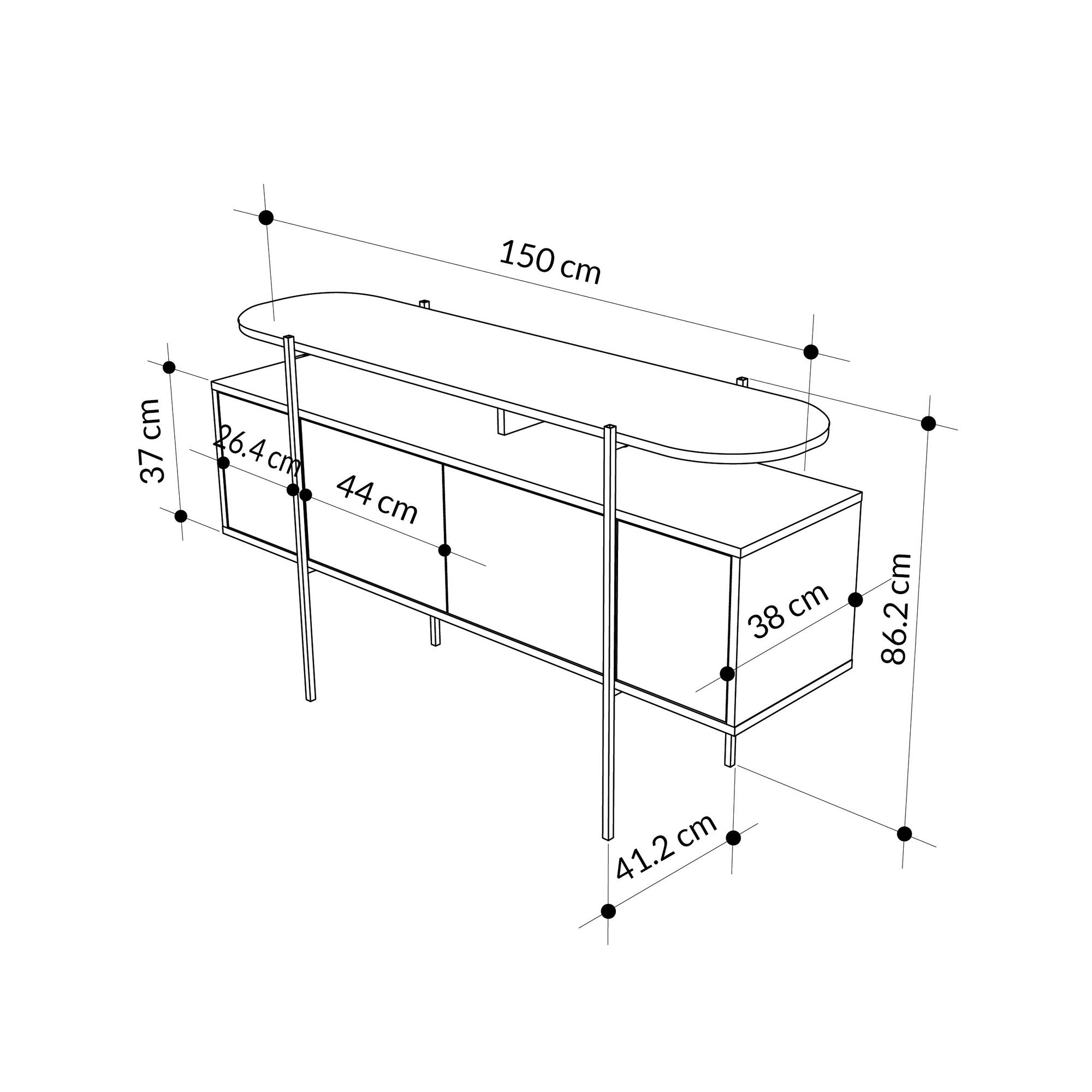 Hanley - Vit, Bendir Console