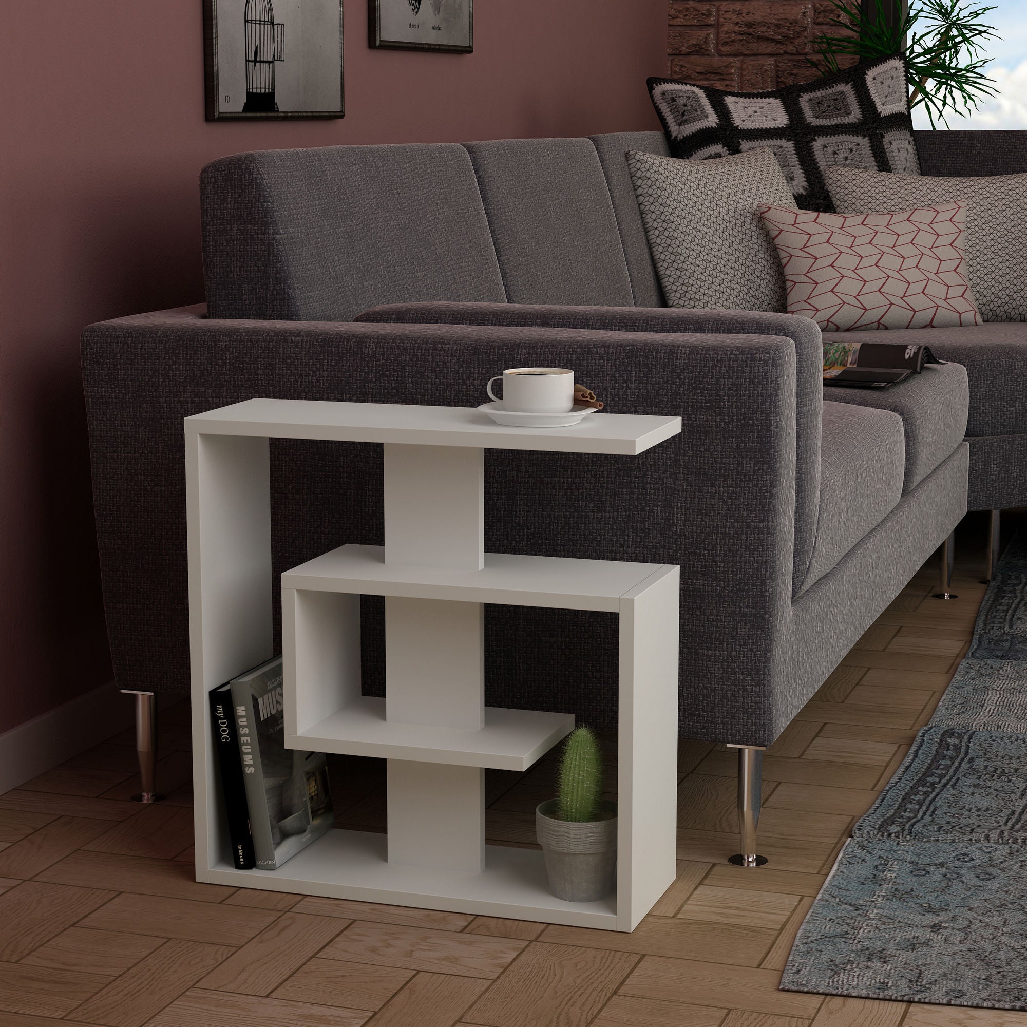 Saly - Vit Sidobord