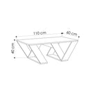 Pipra - Carrara Marmor Kaffe Bord