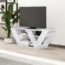 Pipralla - Carrara Marmor TV-bänk