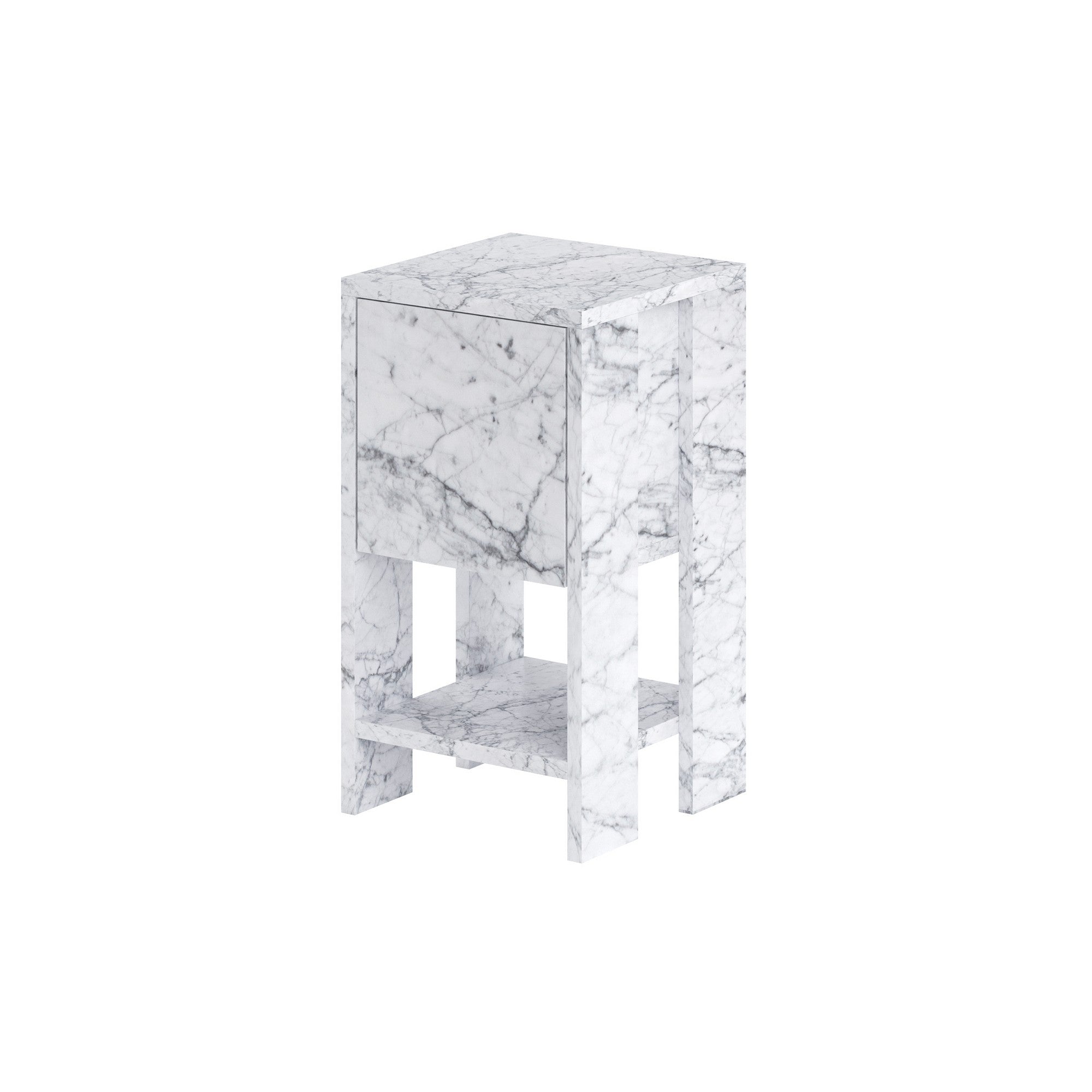 Ema - Carrara Marmor Nattduksbord