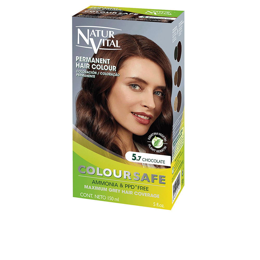 Natur Vital COLOURSAFE tinte permanente #5.7-chocolate