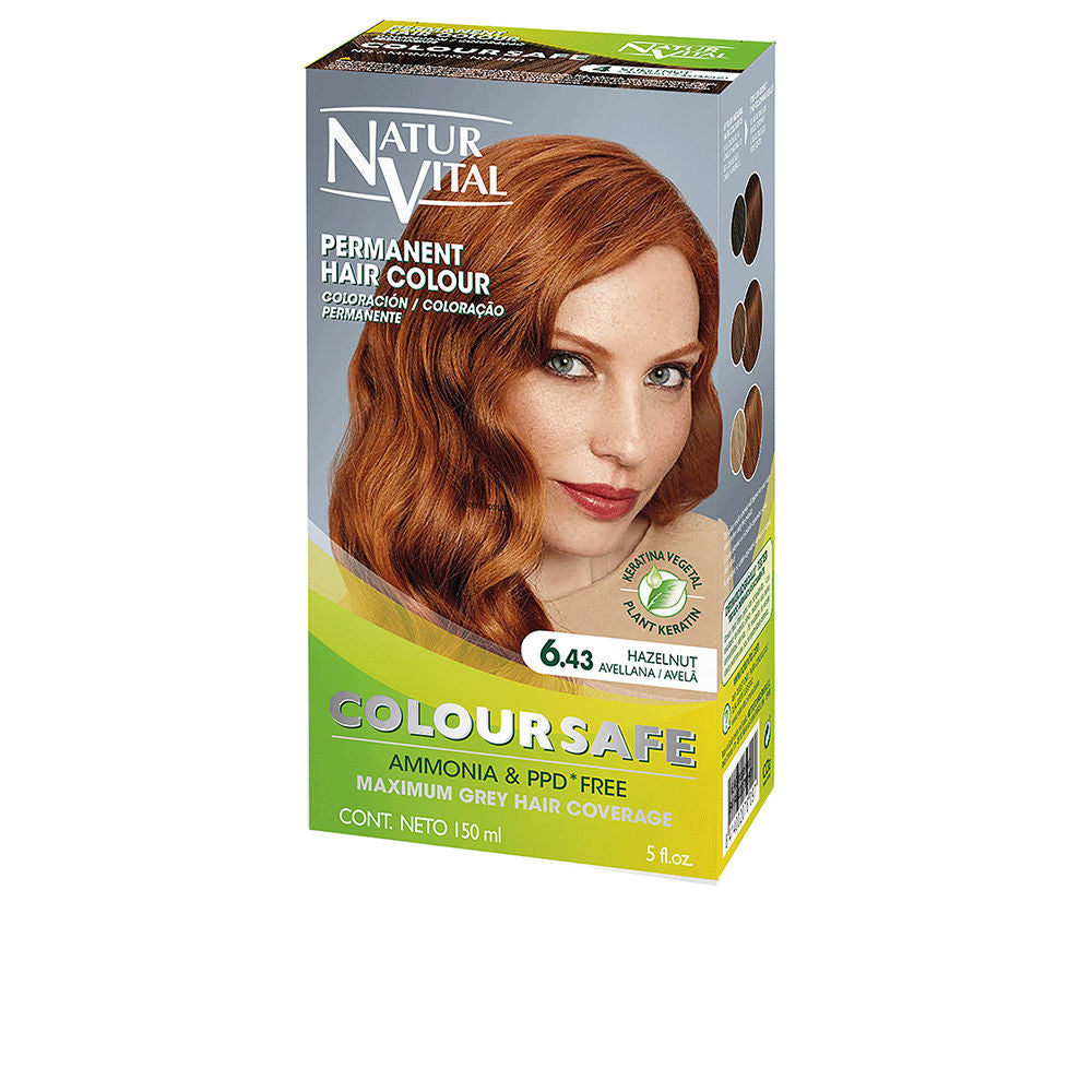 Natur Vital COLOURSAFE tinte permanente #6.43-avellana