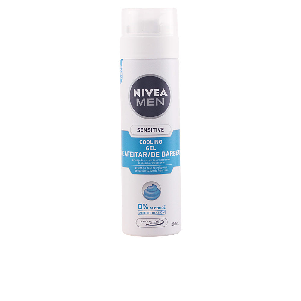 Nivea MEN SENSITIVE COOL gel afeitar 0% alcohol 200 ml