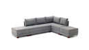 Fly Corner Sofa Bed Right- Grå Hörnsoffa-Säng