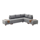 Fly Corner Sofa Bed Right- Grå Hörnsoffa-Säng