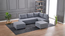 Fly Corner Sofa Bed Right- Grå Hörnsoffa-Säng