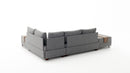 Fly Corner Sofa Bed Right- Grå Hörnsoffa-Säng