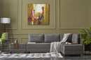 Fly Corner Sofa Bed Right- Brun Hörnsoffa-Säng