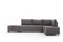 Fly Corner Sofa Bed Right- Brun Hörnsoffa-Säng