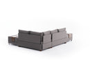 Fly Corner Sofa Bed Right- Brun Hörnsoffa-Säng
