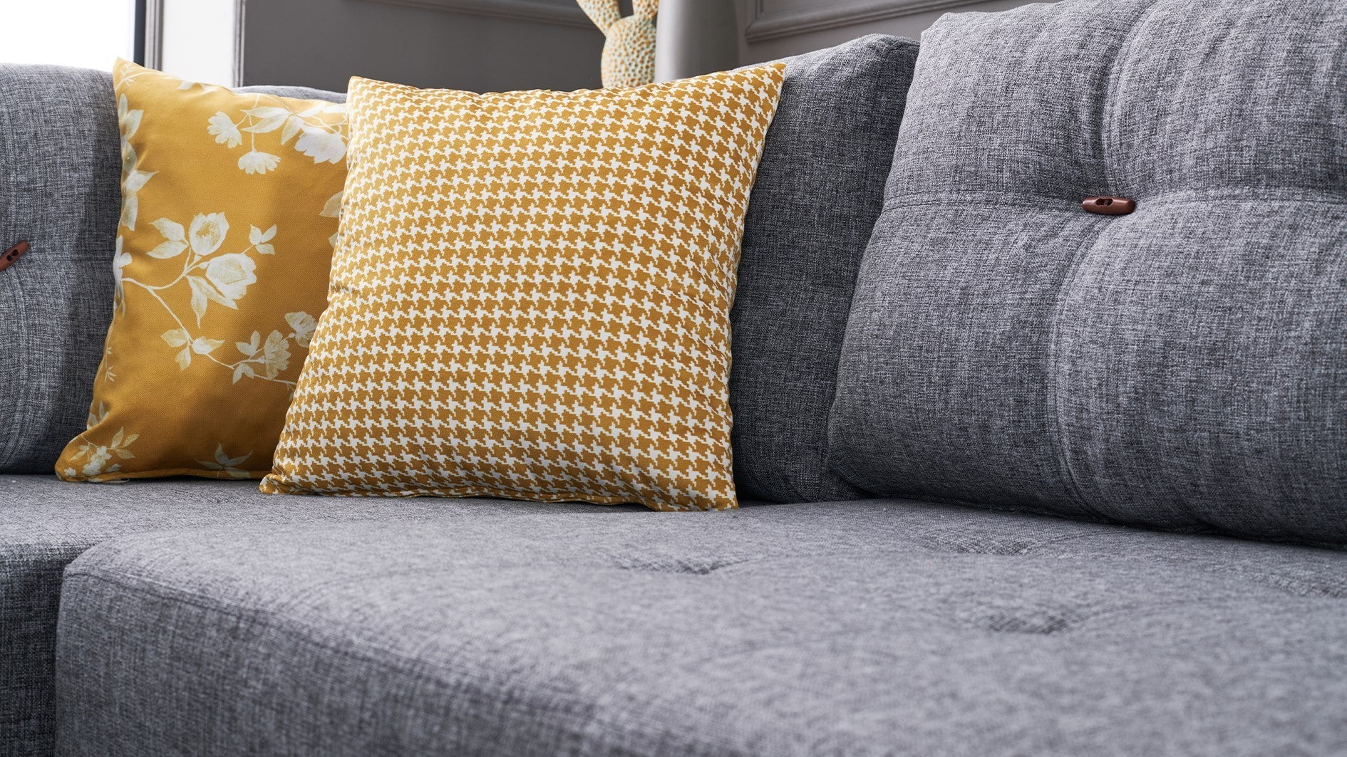 Manama Corner Sofa Bed Left - Grey Corner Sofa-Bed