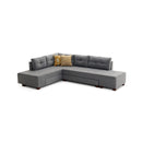 Manama Corner Sofa Bed Left - Grey Corner Sofa-Bed
