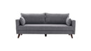 Bella Soffa För 3 Pr - Grå 3-Sits Soffa