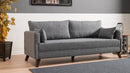 Bella Sängsoffa - Grå 3-Sits Sängsoffa