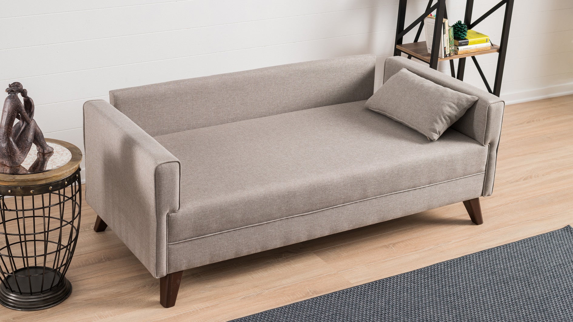 Bella Sofa För 2 Pr - Gräddvitt 2-Sitssoffa