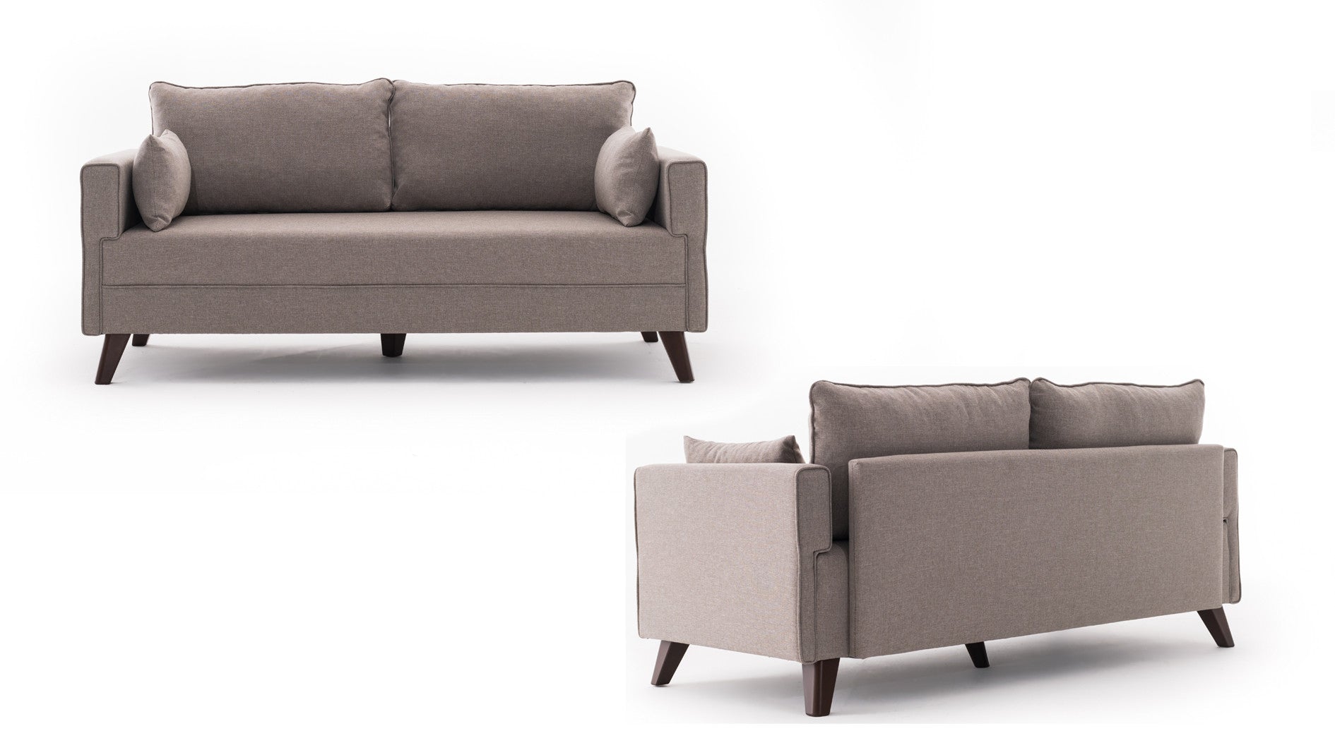 Bella Sofa För 2 Pr - Gräddvitt 2-Sitssoffa