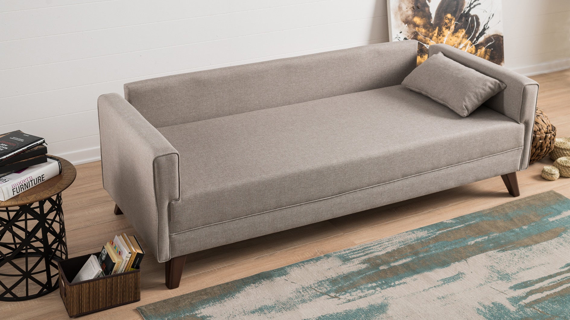 Bella Soffa För 3 Pr - Grädd 3-Sits Soffa