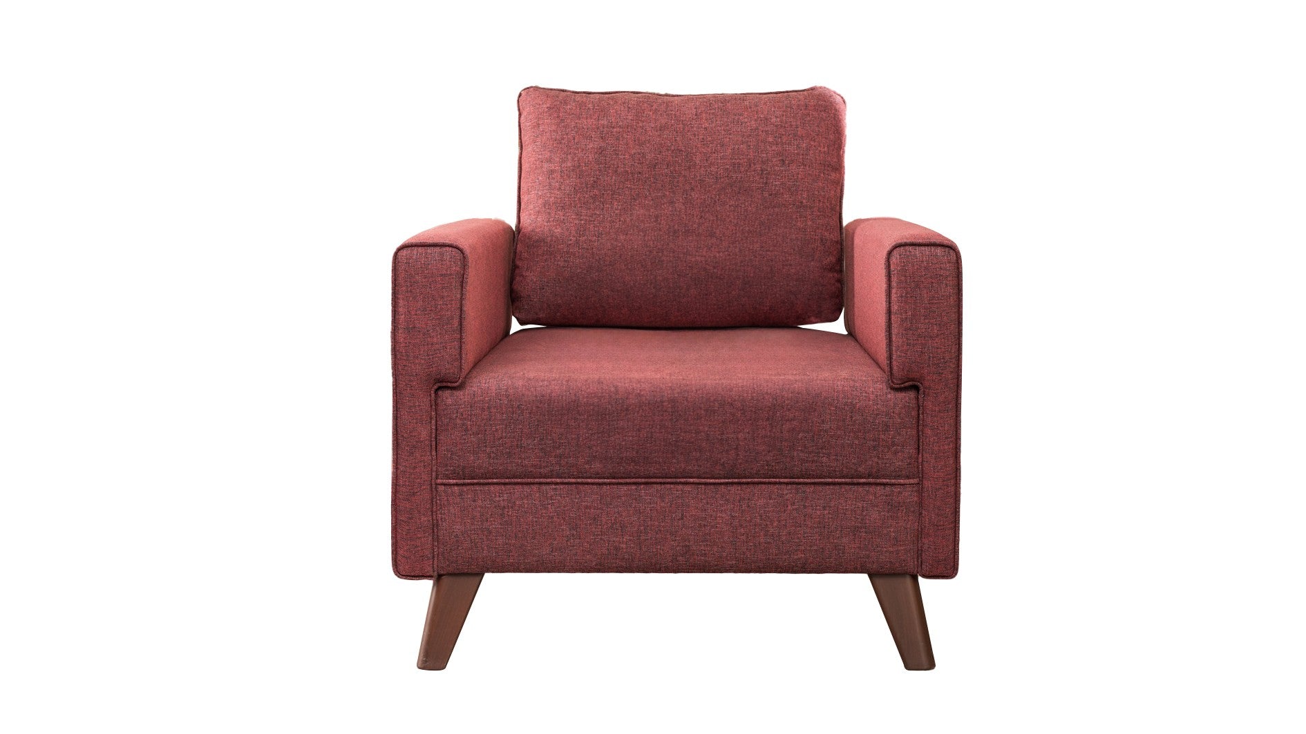 Bella Fåtölj - Kvast Röda 1-Sits Soffa