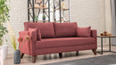 Bella Sofa För 2 Pr - Klementinröd 2-Sitssoffa