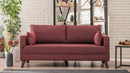 Bella Sofa För 2 Pr - Klementinröd 2-Sitssoffa