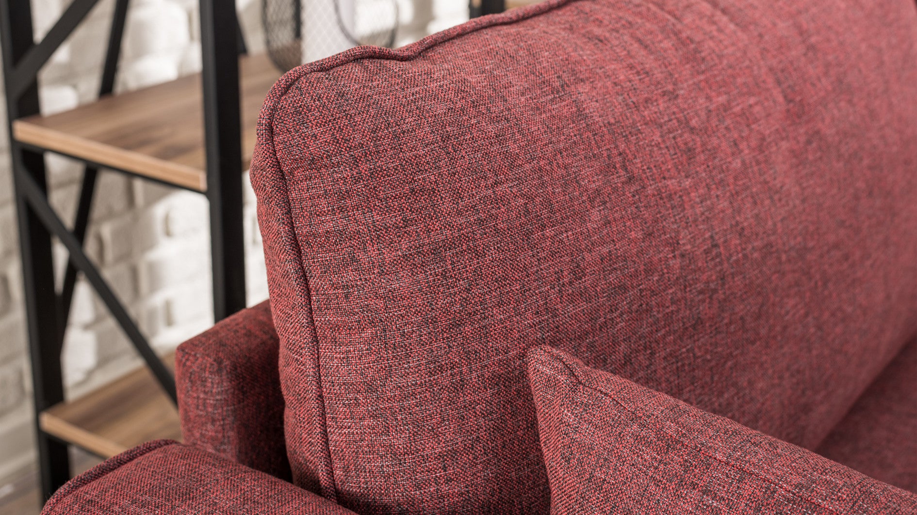 Bella Sofa För 2 Pr - Klementinröd 2-Sitssoffa