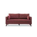 Bella Sofa För 2 Pr - Klementinröd 2-Sitssoffa