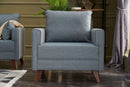 Bella Soft Tekli Koltuk - Blå 1-Sits Soffa