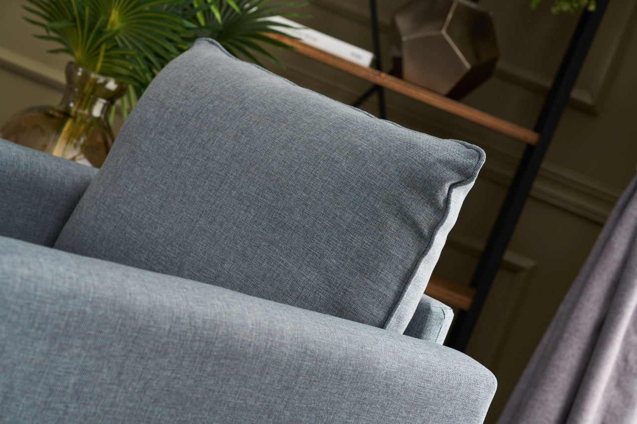 Bella Soft Tekli Koltuk - Blå 1-Sits Soffa