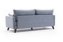 Bella Soft Sängsoffa - Blå 3-Sits Sängsoffa