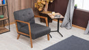 Kemer - Dark Grey Wing Chair