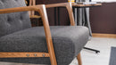 Kemer - Dark Grey Wing Chair