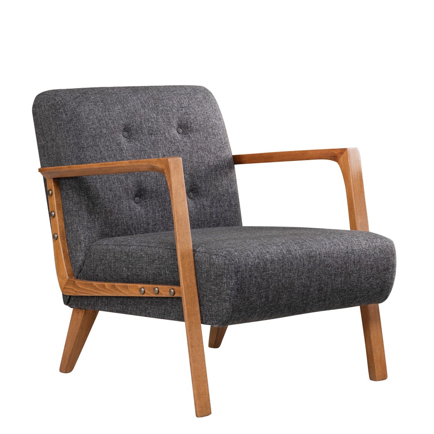 Kemer - Dark Grey Wing Chair