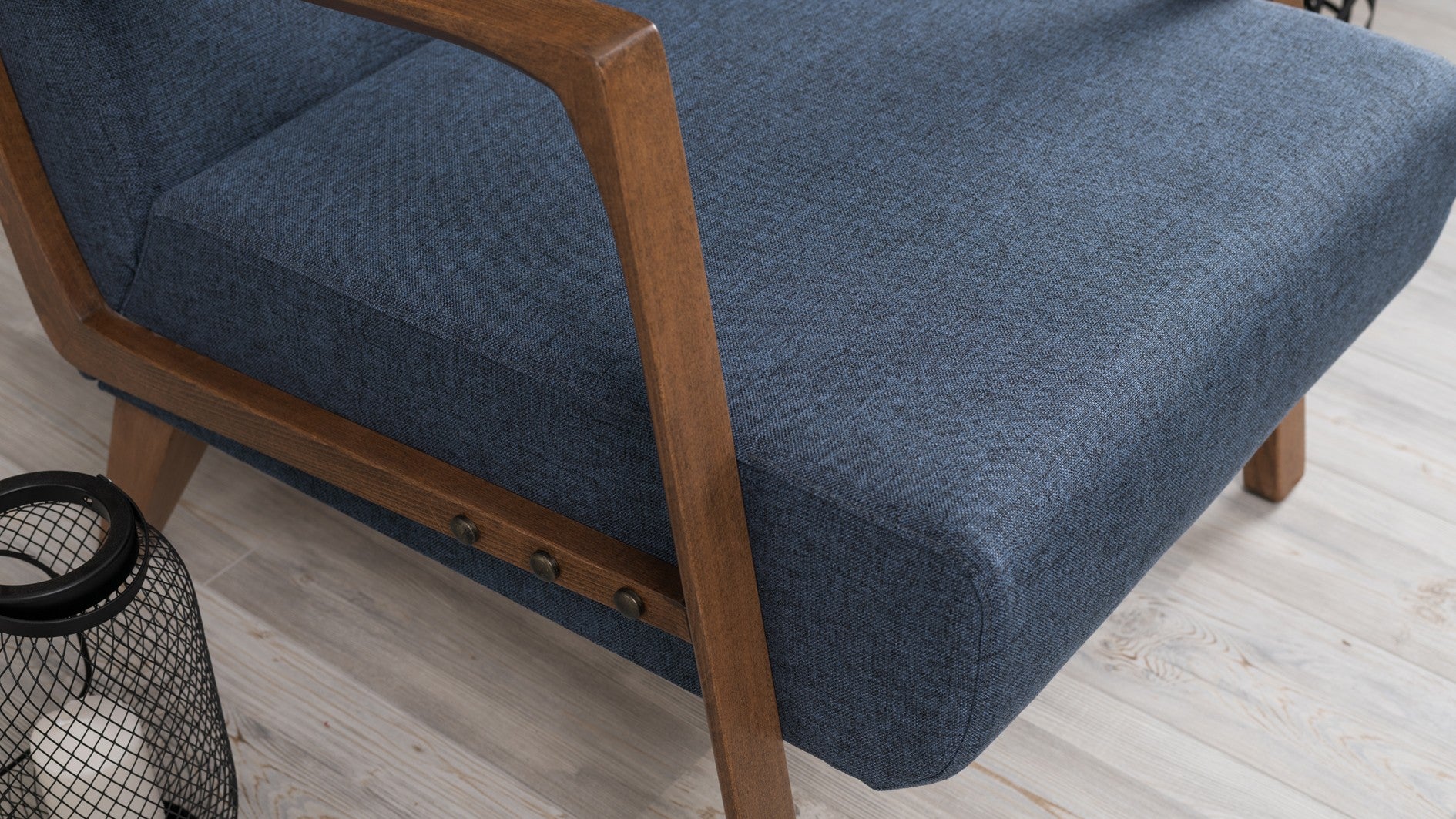 Kemer - Blue Wing Chair