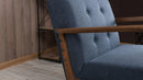 Kemer - Blue Wing Chair