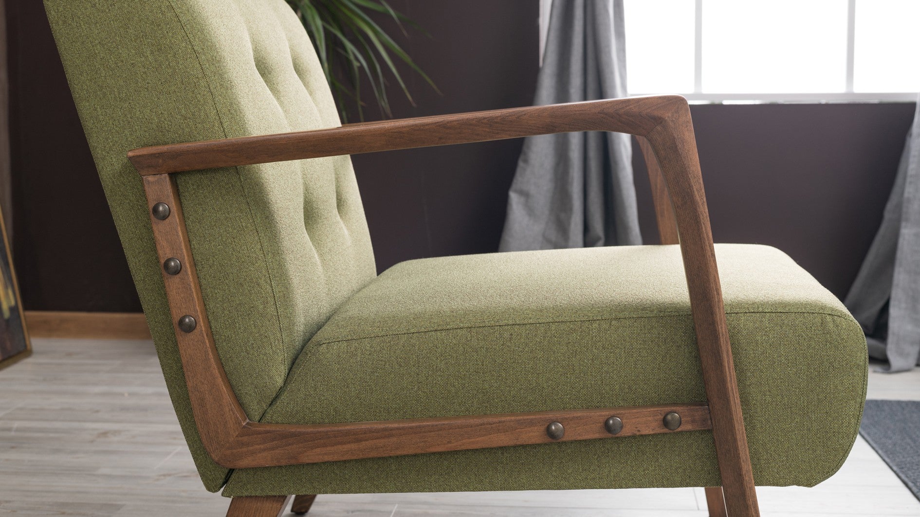 Kemer - Green Wing Chair