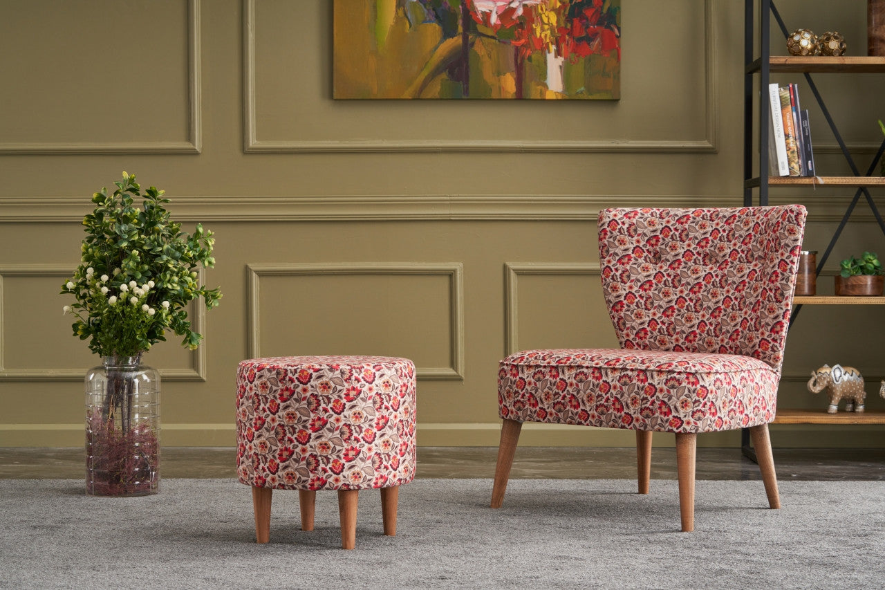 Viola Berjer Sardunya Wing Chair