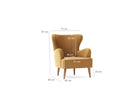 Karina - Guld Vingsoffa