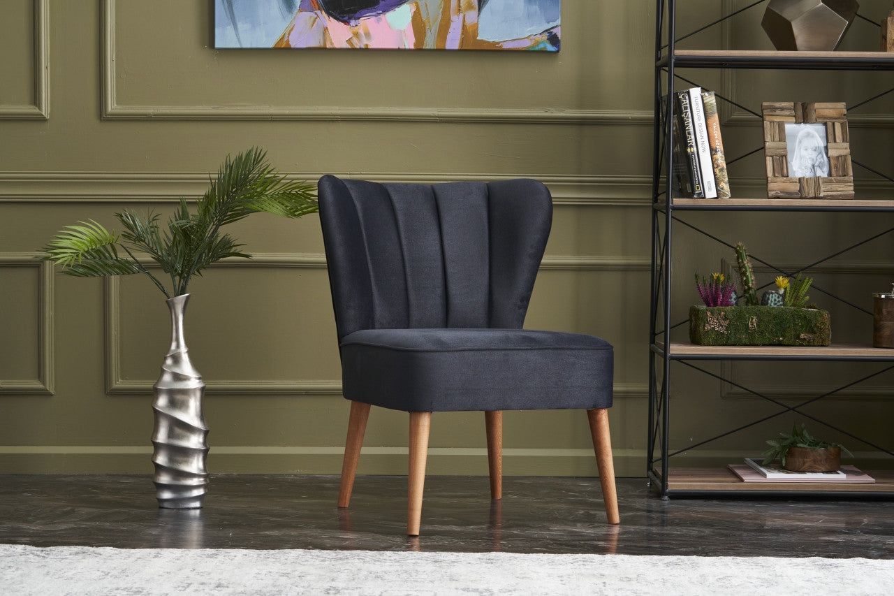Layla - Antracit Wing Chair