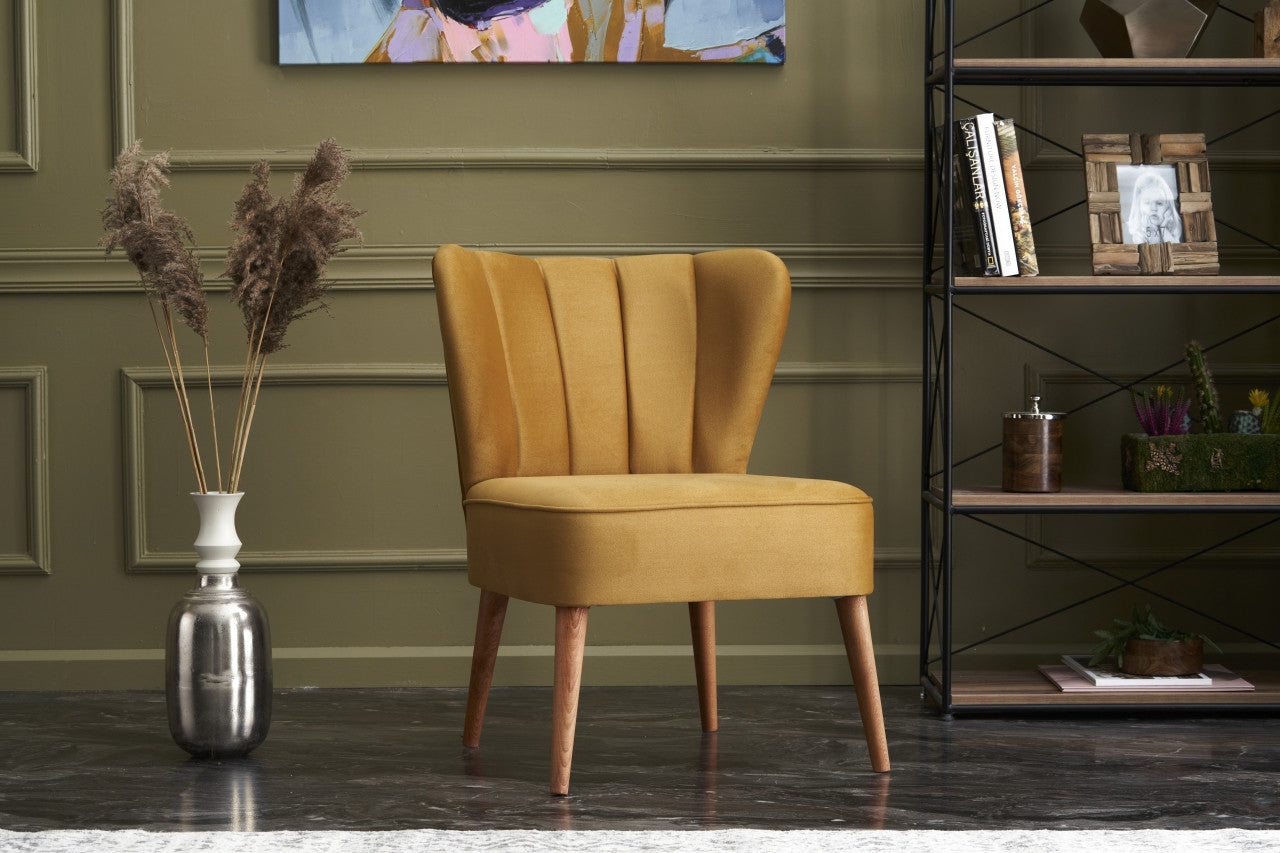 Layla - Guld Wing Chair