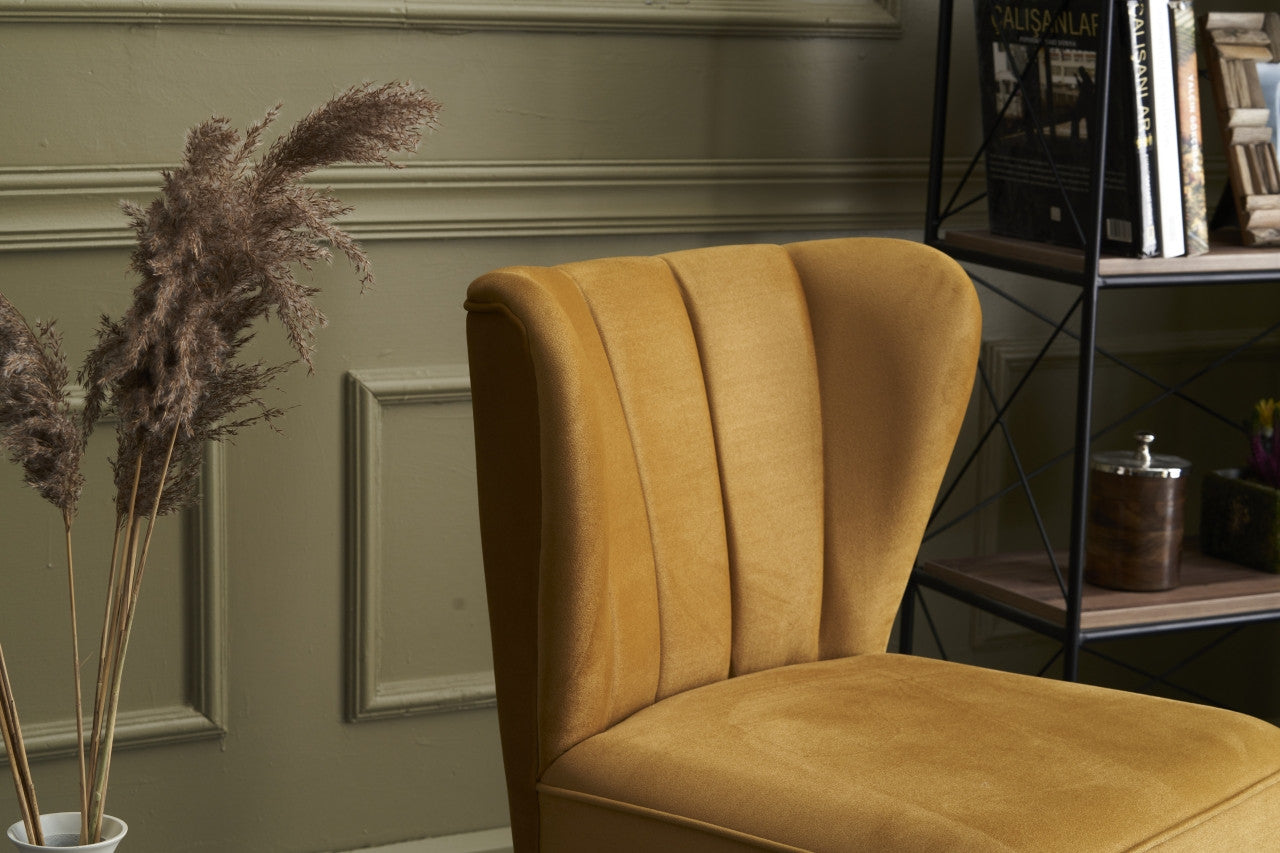 Layla - Guld Wing Chair