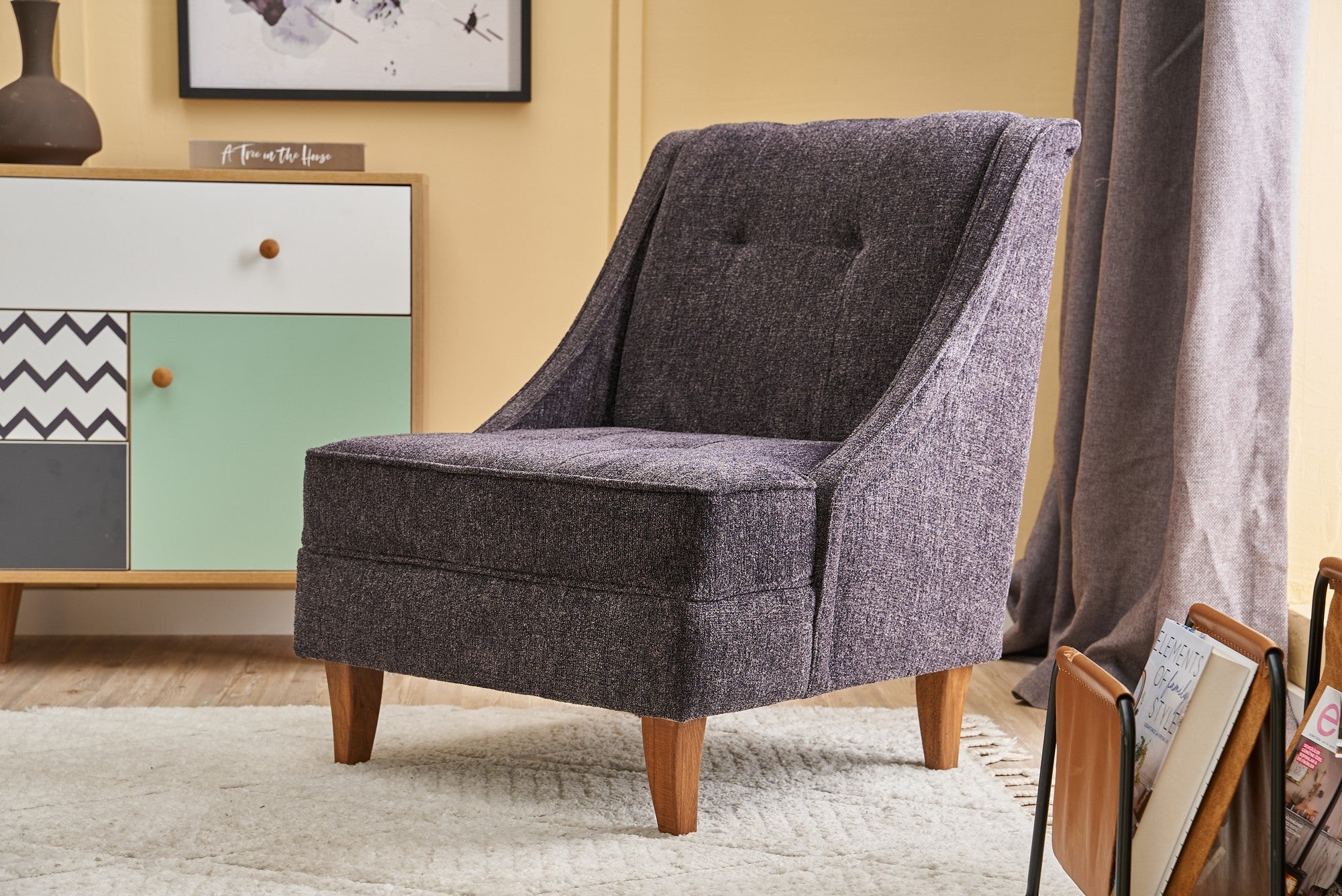 Ella Prestij - Antracit Vingsoffa